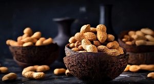 بادام زمینی فله