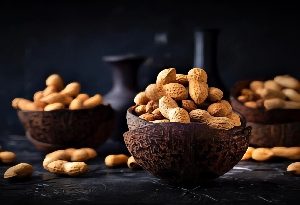 بادام زمینی فله